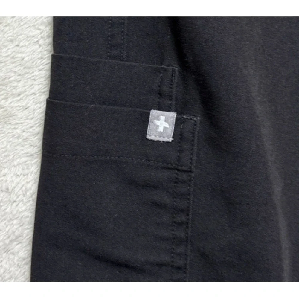 FIGS Axim Cargo Scrub Pants Men's Size XXL 2XL Black Technical Collection